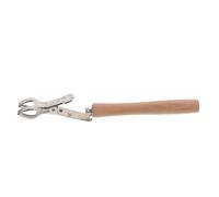 minkissy Soporte de Moxibustión Clip Metálico y Mango de Madera para Varillas de Moxa de 2-4 Cm, Soporte Portátil Anti-escaldaduras para Terapia de Moxibustión en Casa y Clínica