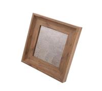 minkissy Tablero de Exhibición de Uñas de Madera Vintage 7.3x7.3 para Salón y Hogar, Marco Retro para Carta de Colores de Esmaltes, Soporte de Arte de Uñas Compacto para Escritorio y Pared
