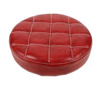 minkissy Taburete Redondo Taburetes Altos Retro Asiento Bar Acolchado Taburetes para Sentarse Póster Taburete Plegable Moderno Salón Lámina Taburete Alto Decoración Jacquard Espuma Rojo