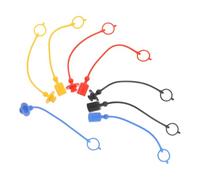 minkissy Tapas Antipolvo Hidráulicas 8 Piezas 1/4 Pulgadas Multicolor Plástico Resistente para Acopladores Rápidos Macho y Hembra, Cubiertas de Conectores para Mangueras Hidráulicas