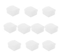 minkissy Tapones Extremos para Eliminar Huecos Barandilla de Cama de Plástico Blanco Pack de 10 Piezas Accesorios para Barandas de Cama en Cuidado Domiciliario y Residencias