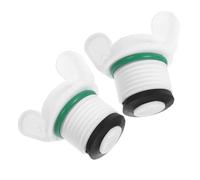 minkissy Tapones para Bolsas de Agua Caliente, 2 Piezas de Plástico Duradero Sellado Antifugas, Accesorio Manual para Uso en Hogar