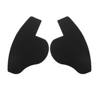 minkissy Tarjeta para Realzar Línea del Cabello y Moldeador de Barba en PVC Color Negro 2 Piezas Herramienta Guía para Spray de Fibras Capilares Diseño Compacto y Portátil para Cuidado