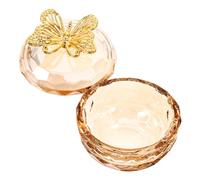 minkissy taza de cepillo de arte de uñas Clavos bol paraca calcomanías de uñas Gel Taza de vidrio con tapa Taza de vidrio para herramientas de uñas taza de plato de uñas taza de uñas Golden