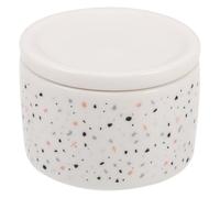 minkissy taza de cepillo de arte de uñas mini frascos sellados carro vaso para lavar bolígrafos bobina de oficina bisagra pinceles de uñas taza de limpieza de pinceles taza de uñas cerámica