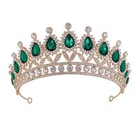 minkissy Tiara con Gemas para Niñas Accesorio de Cabello de Boda Decoración para Cumpleaños en Eventos de Princesa Sofia