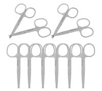 minkissy Tijeras Ligeras y Portátiles Pequeñas 12 de Precisión de Acero Inoxidable Punta Redonda y Puntiaguda para y Recolección de Muestras