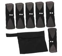 minkissy Toallas Sanitarias Lavables y Reutilizables Para Menstruación Compresas Higiénicas Para Exteriores Bolsa De Almacenamiento