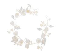 minkissy tocados de novia tocado de novias de elegante accesorio para el cabello Vine de cabello nupcial enredaderas de pelo boda diadema aleación blanco