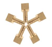 minkissy Tornillos Resistentes al Desgaste 5 de Tensión Dorados de Metal Ideales para Reparación de Violonchelo y Ajuste Preciso de Cuerda para Arco de Violín y Viola