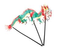 minkissy Traditional Chinese Shadow Puppetry DIY Kit Mini Handheld Dance Prop with Qinglong Design Cultural Educational Toy For Early Learning and Family Interactive Play