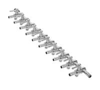 minkissy Válvula de Aire para Acuario en Forma Divisor de Flujo de Aire Metálico Compacto Regulador de Oxígeno en Tanques Pequeños y Grandes Accesorio Resistente para Acuarios Domésticos