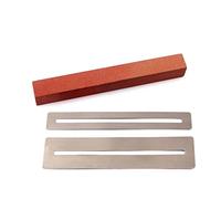minkissy Viga de Pulido Trastes de Guitarra Kit de Lijado y Pulido Protector de Diapasón 2 Piezas Herramienta de Luthier