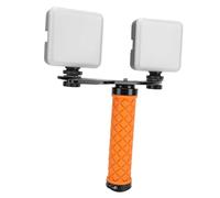 Minleshry Kit de 2 Luces LED de Video, 5600K Brillo Ajustable | Luz de cámara con soporte y abrazadera para teléfono, carga USB para fotografía de vídeo Selfie