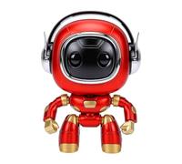 Minleshry Robot AI con Control por Voz, Compañero de Escritorio de Chat | Soporte de 37 Idiomas, Batería de 1000 MAh, Uso de 200 Minutos, con Ojo LED, para Aprender a Trabajar como Regalo