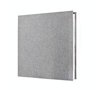Minlna Photo Album Scrapbook con película protectora Guarde imágenes permanentemente, libro de recuerdos, tiene 40 páginas, 11 "× 11" para 120 fotos, la mejor opción de regalo (gris)