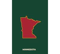 MINNESOTA GREEN AND RED - Premium Lined Journal | 6" x 9" | Soft Cover | 120+ Pages - Bold State Colors, Perfect for Game Day & Everyday Notes: A ... Gameday, Sports Season, or Thoughtful Gifts