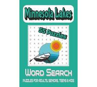 Minnesota Lakes word search: 55 Puzzles for Adults, Seniors, Teens & kids