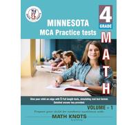 Minnesota State (MCA) Comprehensive Assessment , 4th Grade MATH Practice Tests ,Volume 1
