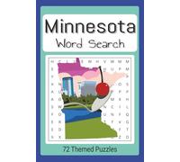 Minnesota Themed Word Search Book: Easy to read word find