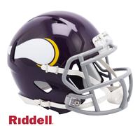 Minnesota Vikings Casco Riddell Réplica Mini Velocidad Estilo 1961-1979 T / B