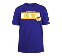 Minnesota Vikings New Era Cap NFL - Camiseta Regular de Tinta de Alta Densidad Serigrafiada Frontal gráfico Original del Equipo, Color Unisex Morado