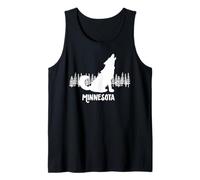 Minnesota Wolf Gunflint Trail Scenic Byway MM Wolves Camiseta sin Mangas