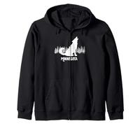Minnesota Wolf Gunflint Trail Scenic Byway MM Wolves Sudadera con Capucha