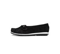 Minnetonka Mocasines 'Kilty plus' negro / blanco 36 negro / blanco