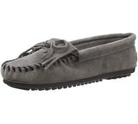 Minnetonka - Mocasines para mujer Gris (Medium Grey)