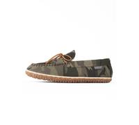 Minnetonka Mocasines 'Taft' marrón / verde 43 marrón / verde