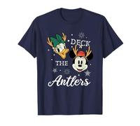 Minnie Mouse and Daisy Deck The Antlers Navidad Camiseta