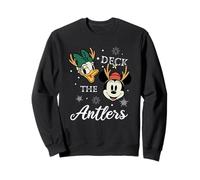 Minnie Mouse and Daisy Deck The Antlers Navidad Sudadera