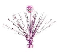 Minnie Mouse Forever - Centro de mesa de plástico para fiestas, 18 pulgadas, color rosa, 1 unidad