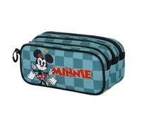 Minnie Mouse Indigo-Estuche Portatodo Trick Fan 2.2, Turquesa, 23 x 11 cm