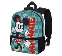 Minnie Mouse Indigo-Mochila Sweet, Turquesa, 26 x 33 cm, Capacidad 9,5 L