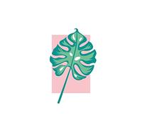 Minnie Mouse Leaf - Tamaño: 50 x 70 cm - Comar - Póster de pared (sin marco)