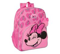 Mochila Escolar MINNIE MOUSE Loving, Grande 42 cm. Adaptable