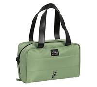Safta Neceser Minnie Mouse Mint Shadow - Infantil, adaptable a carro, rectangular, verde militar