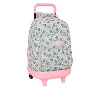 MINNIE MOUSE MINTY - Mochila Escolar Grande con Ruedas, Mochila, Ideal para Niños de Diferentes Edades, Cómoda y Versátil, Calidad y Resistencia, 32x14x46 cm