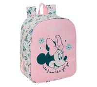 MINNIE MOUSE MINTY - Mochila Guardería, Adaptable a Carro, Fácil Limpieza, Ideal para Niños de Diferentes Edades, Cómoda y Versátil, Calidad y Resistencia, 22x10x27 cm