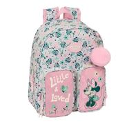 Safta Mochila infantil MINNIE MOUSE MINTY - Cómoda y resistente 28x10x34 cm