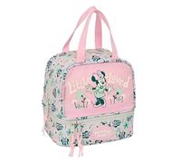 MINNIE MOUSE MINTY - Portameriendas, Portatodo, Calidad y Máxima Resistencia, Porta Comida, Recreo, Merienda y Desayuno, 20x15x20 cm