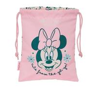 MINNIE MOUSE MINTY - Saquito Merienda Lunch Bag, Portatodo, Calidad y Máxima Resistencia, Porta Comida, Recreo, 20x25 cm
