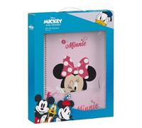 MINNIE MOUSE NAIVE - Set de Regalo, Estuche Regalo, Pack de 3, Set de Papelería, Especial Regalo, 28x6x35 cm