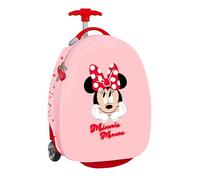 Minnie Mouse Naive - Trolley de Cabina 16 Pulgadas, Maleta con Ruedas, Candado de Seguridad, Maleta Ligera, 28x23x43 cm