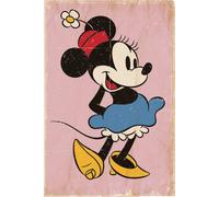 Disney Junior Pyramid International - Póster Retro Minnie Mouse, Multicolor, 61 x 91,5 x 1,3 cm