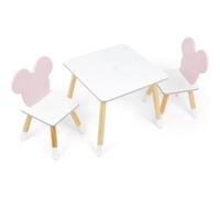 Minnie Mouse - Set de mesa y 2 sillas