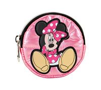 Disney Minnie Mouse Shoes-Monedero Cookie Padding, Rosa, 9 x 9 cm