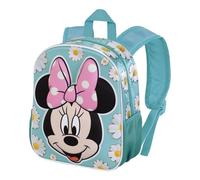 Minnie Mouse Spring-Mochila 3D Pequeña, Azul, 26 x 31 cm, Capacidad 8,5 L